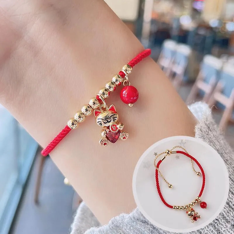 Fashion Animal Alloy Rope Inlay Artificial Gemstones Women'S Bracelets 1 Piece