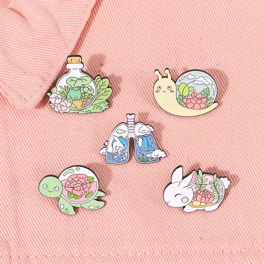 Fashion Animal Alloy Stoving Varnish Unisex Brooches