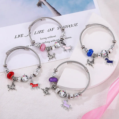 Fashion Animal Butterfly Metal Plating Rhinestones Women's Bangle 1 Piece