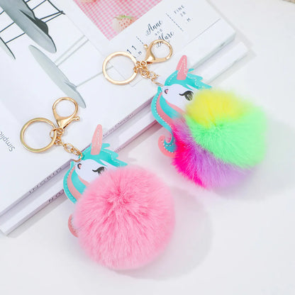 Fashion Animal Plush Bag Pendant Keychain 1 Piece