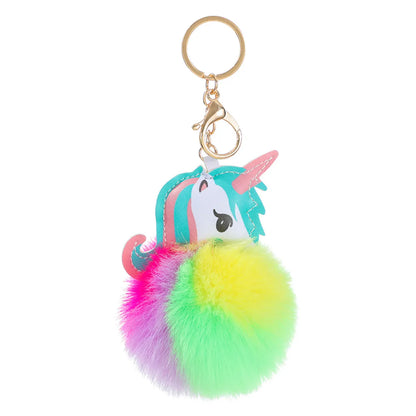 Fashion Animal Plush Bag Pendant Keychain 1 Piece