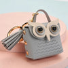 Fashion Animal Pu Leather Metal Unisex Bag Pendant Keychain 1 Piece