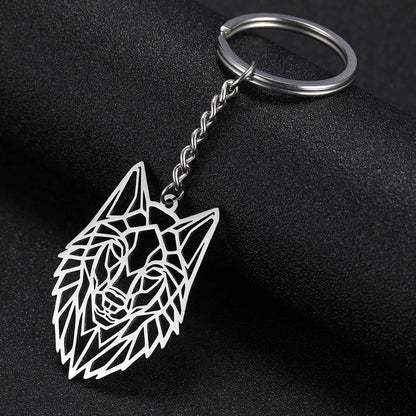 Fashion Animal Stainless Steel Plating Bag Pendant Keychain