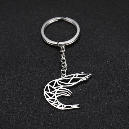 Fashion Animal Stainless Steel Plating Bag Pendant Keychain