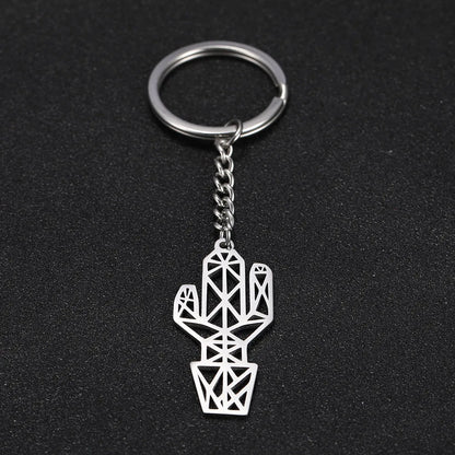 Fashion Animal Stainless Steel Plating Bag Pendant Keychain