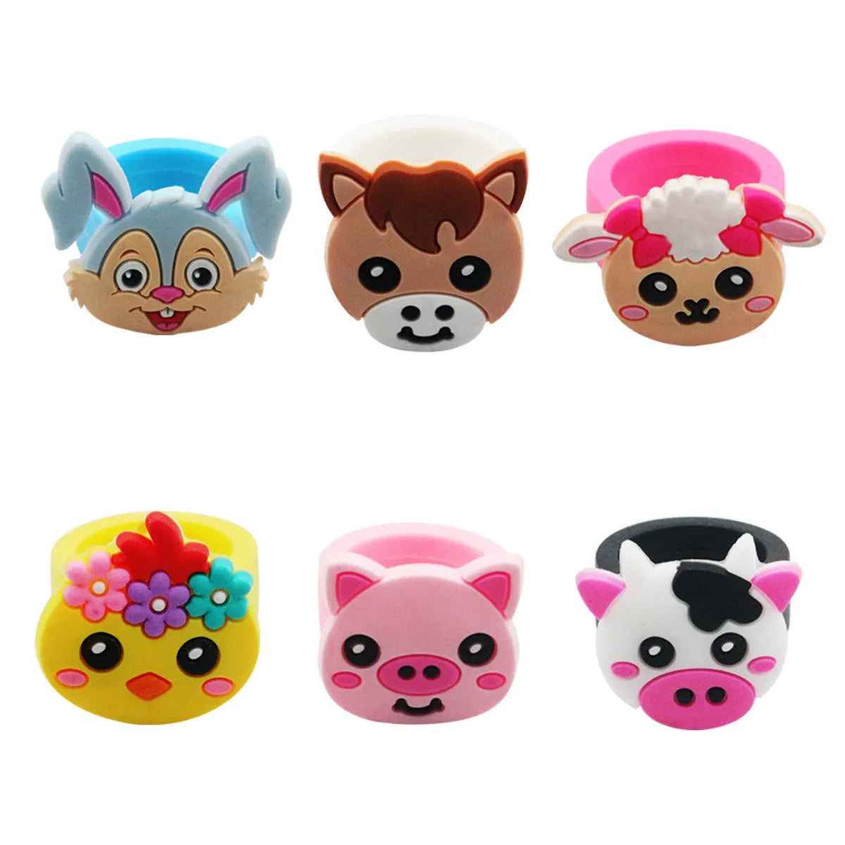 Fashion Animal Synthetic Resin Epoxy Rings