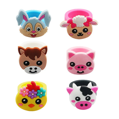 Fashion Animal Synthetic Resin Epoxy Rings