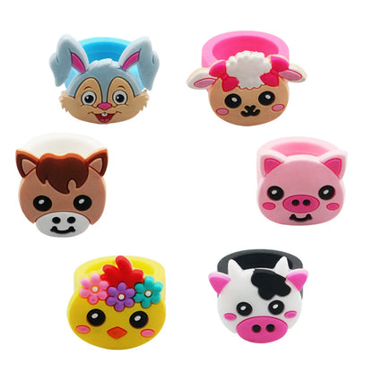 Fashion Animal Synthetic Resin Epoxy Rings