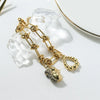 Fashion Animal Zodiac Hollow Pendant Bracelet Stainless Steel Electroplating Jewelry