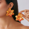 Fashion Artificial Flower Necklace Choker Handmade With Skin Wax Thread And Fabric Flowers