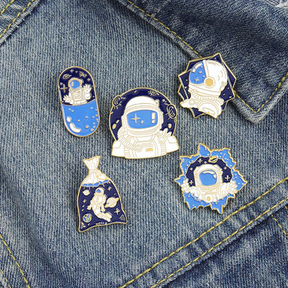 Fashion Astronaut Alloy Unisex Brooches