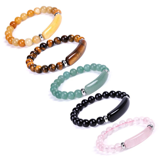 Fashion Ball Natural Stone Agate Bracelets