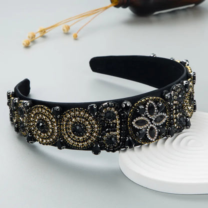 Fashion Baroque Shiny Personality New Rhinestone Head Hoop