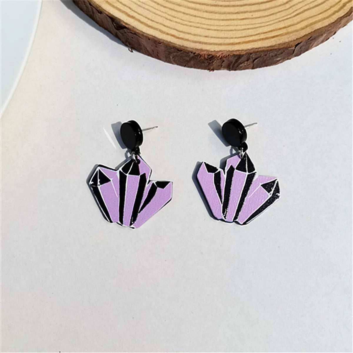 1 Pair Fashion Bat Arylic Earrings Ear Studs