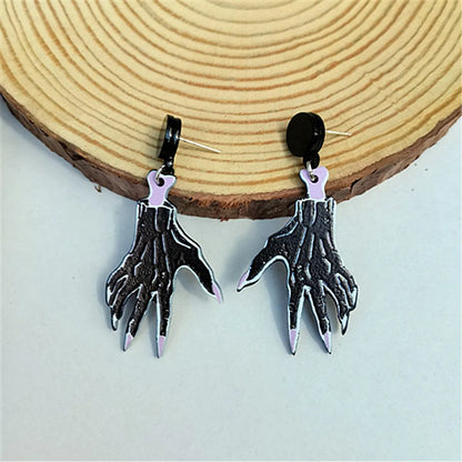 1 Pair Fashion Bat Arylic Earrings Ear Studs