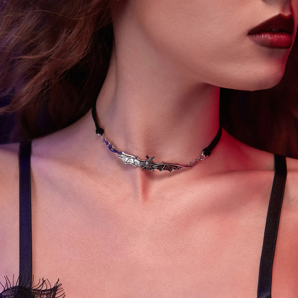 Fashion Bat Synthetic Fibre Irregular Alloy Women's Choker 1 Piece