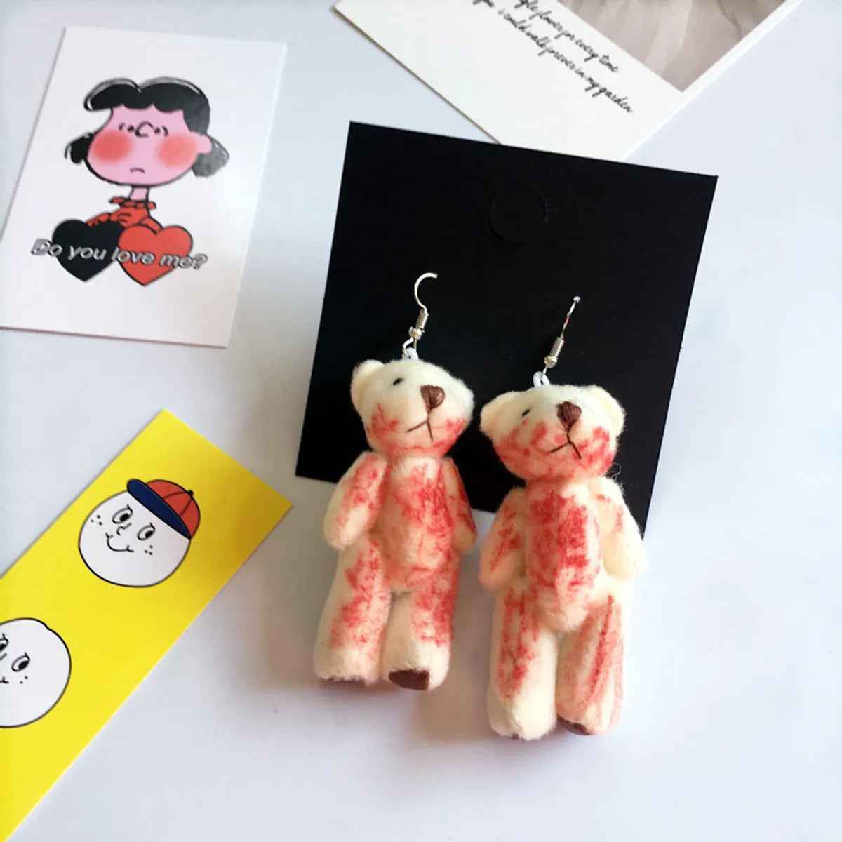 Fashion Bear Resin Handmade Women's Drop Earrings