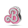 Fashion Beauty Charm Beads Diy Jewelry Accessories Bracelet Copper Silver Plated Dripping Oil