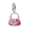 Fashion Beauty Charm Beads Diy Jewelry Accessories Bracelet Copper Silver Plated Dripping Oil
