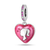 Fashion Beauty Charm Beads Diy Jewelry Accessories Bracelet Copper Silver Plated Dripping Oil