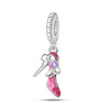 Fashion Beauty Charm Beads Diy Jewelry Accessories Bracelet Copper Silver Plated Dripping Oil