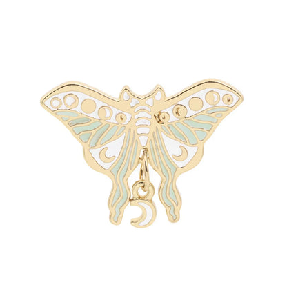 Fashion Bee Butterfly Alloy Metal Spray Paint Enamel Plating Unisex Brooches