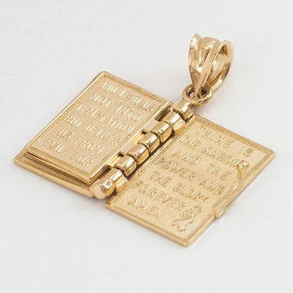 Fashion Bible Pendant Cross Necklace Alloy Pendant Chain Women