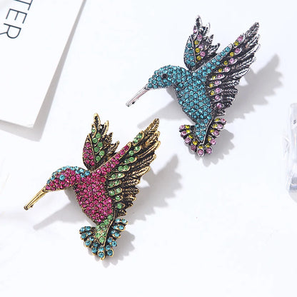 Fashion Bird Alloy Plating Rhinestones Unisex Brooches