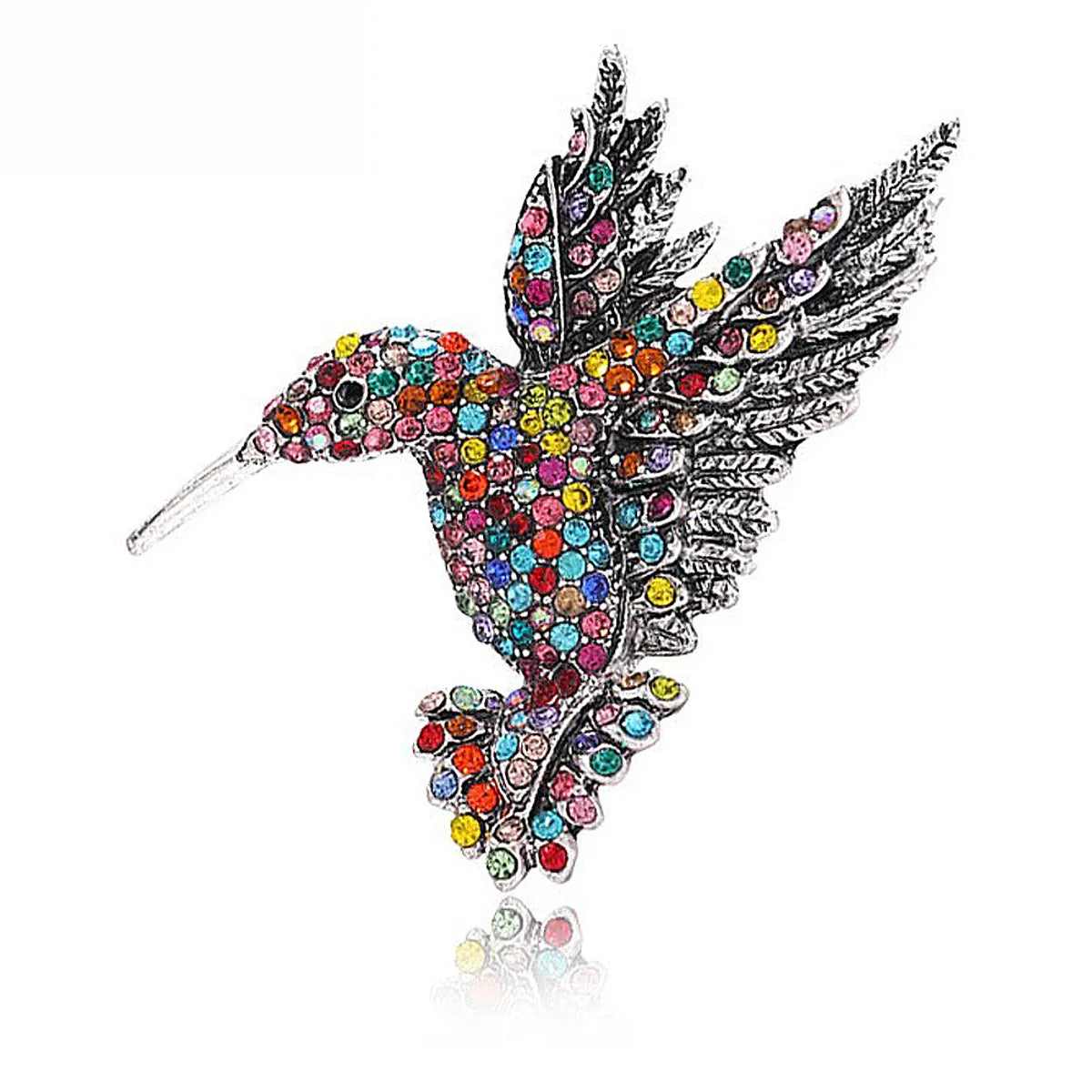 Fashion Bird Alloy Plating Rhinestones Unisex Brooches