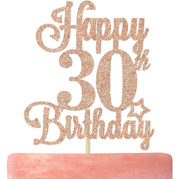 Fashion Birthday Party Dress Ins Glitter Plugin Paper Card