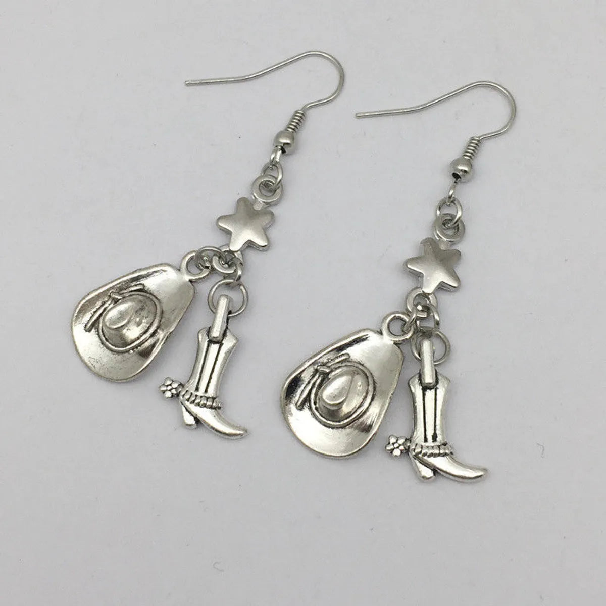 Fashion Boots Metal Women's Drop Earrings 1 Pair