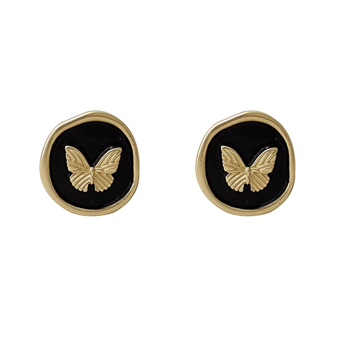 Fashion Bow Knot Alloy Enamel Women's Ear Studs 1 Pair