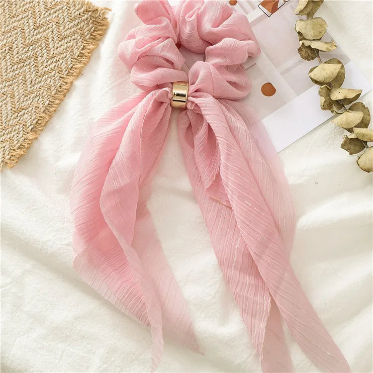 Fashion Bow Knot Cloth Handmade Hair Tie 1 Piece