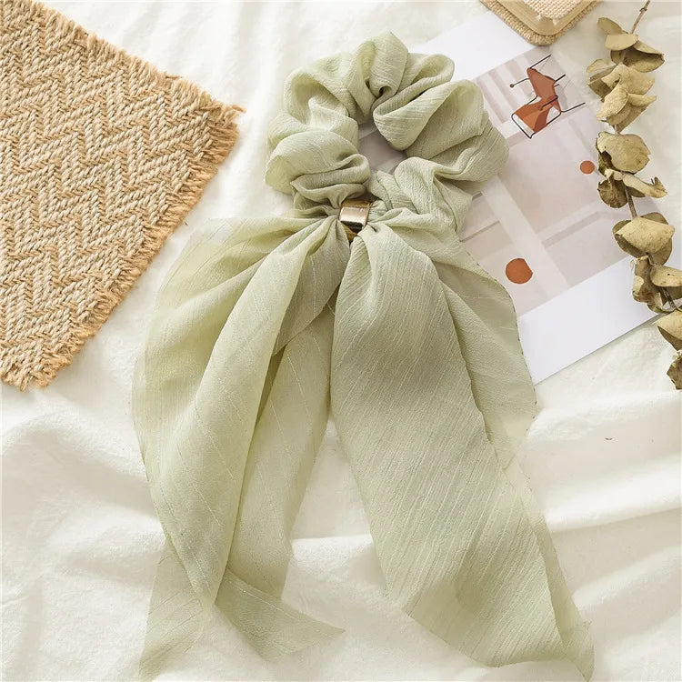 Fashion Bow Knot Cloth Handmade Hair Tie 1 Piece