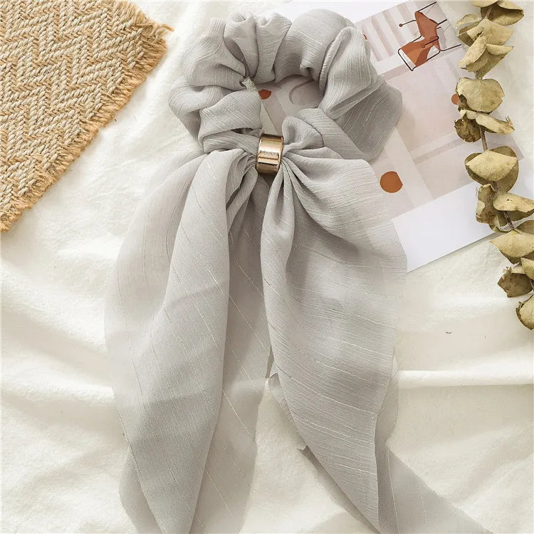 Fashion Bow Knot Cloth Handmade Hair Tie 1 Piece