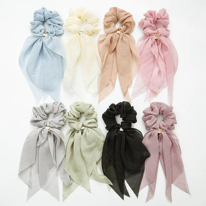 Fashion Bow Knot Cloth Handmade Hair Tie 1 Piece