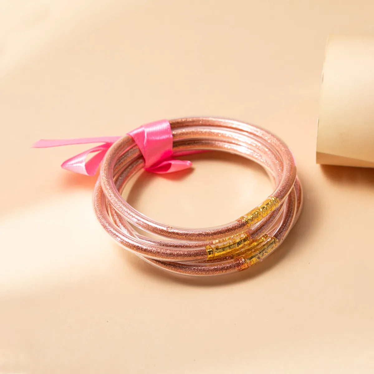 Fashion Bow Knot Plastic Bracelets