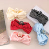 Fashion Bow Knot Plastic Cloth Handmade Hair Claws 1 Piece