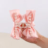 Fashion Bow Knot Plastic Cloth Handmade Hair Claws 1 Piece