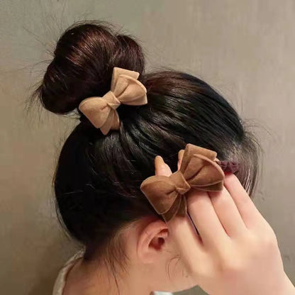 Fashion Bow Knot Plastic Handmade Hair Tie 1 Piece