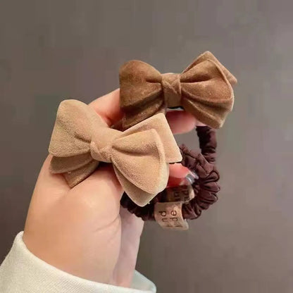 Fashion Bow Knot Plastic Handmade Hair Tie 1 Piece