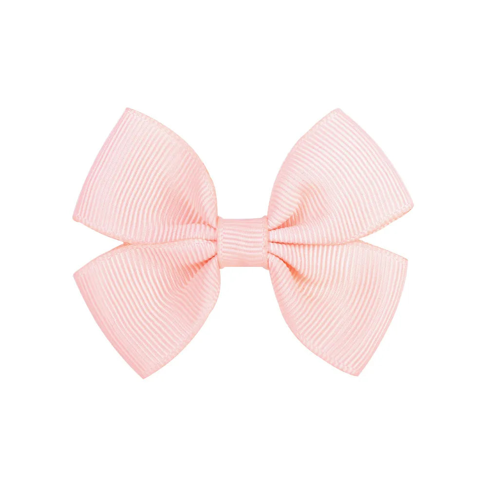 Fashion Bow Knot Polyester Rib Hair Clip 1 Piece