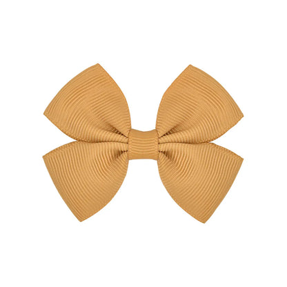 Fashion Bow Knot Polyester Rib Hair Clip 1 Piece