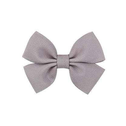 Fashion Bow Knot Polyester Rib Hair Clip 1 Piece