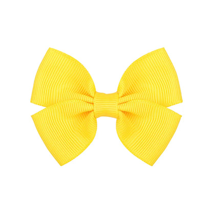 Fashion Bow Knot Polyester Rib Hair Clip 1 Piece