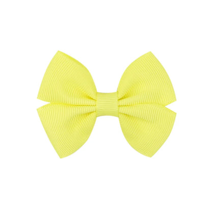 Fashion Bow Knot Polyester Rib Hair Clip 1 Piece