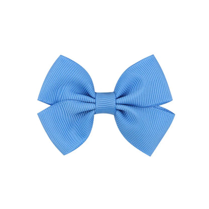 Fashion Bow Knot Polyester Rib Hair Clip 1 Piece