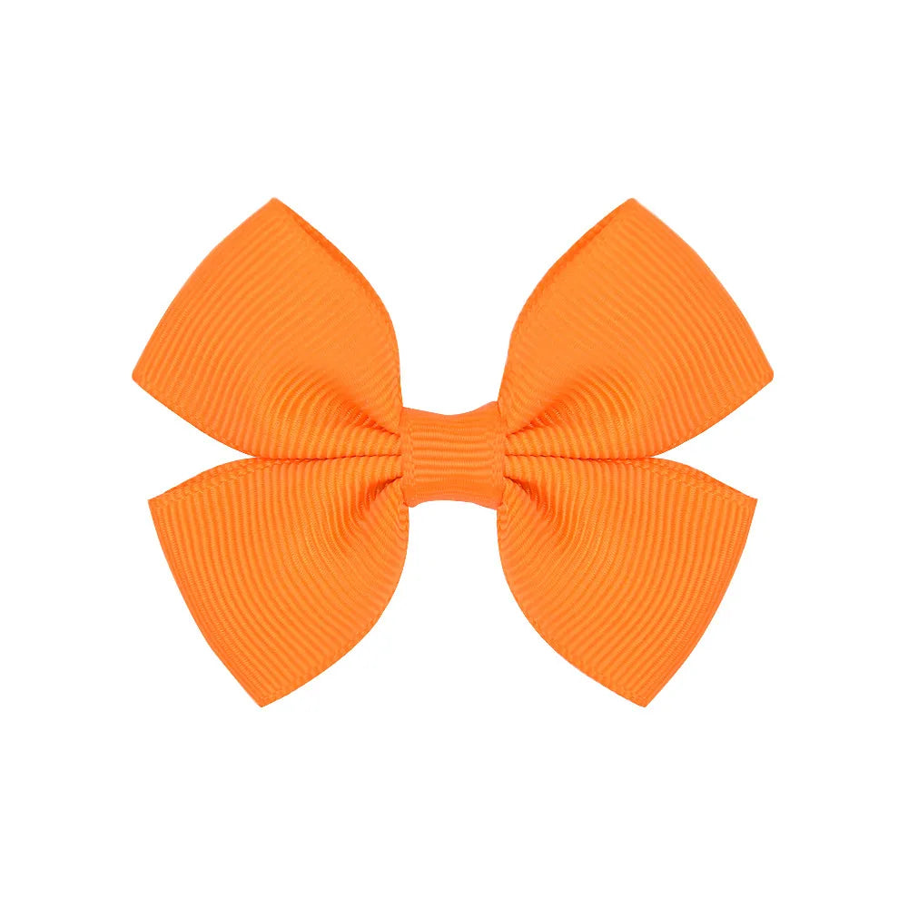 Fashion Bow Knot Polyester Rib Hair Clip 1 Piece