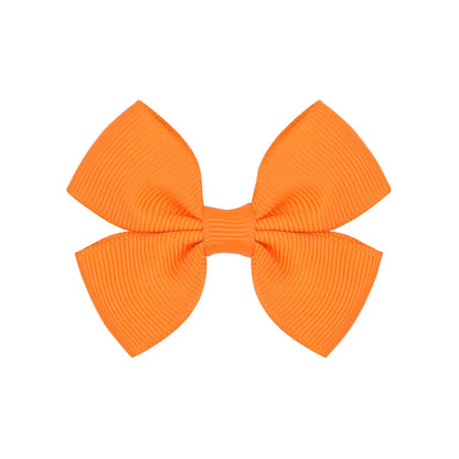 Fashion Bow Knot Polyester Rib Hair Clip 1 Piece