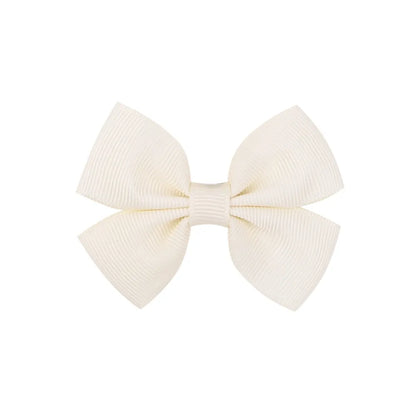 Fashion Bow Knot Polyester Rib Hair Clip 1 Piece